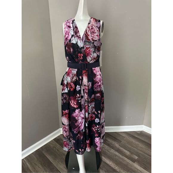 KAY UNGER JULIA WRAP DRESS US 4 $349 - Picture 4 of 11